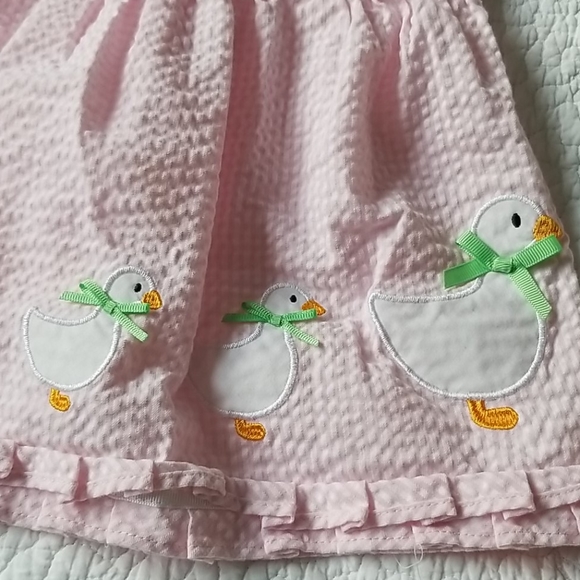 DUCKLINGS BABY DRESS - Picture 3 of 10